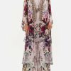 Clothing Camilla Eboutique (Us) | Camilla Eboutique (Us) Clothing Robe With Double Layered Hem Gypsy Rose