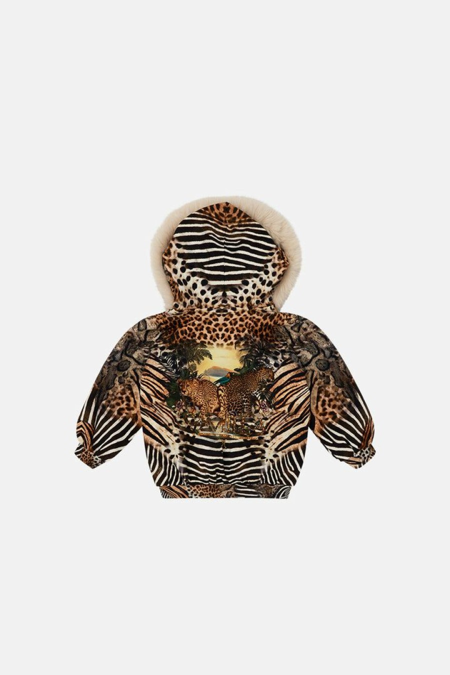 Accessories Camilla Eboutique (Us) | Camilla Eboutique (Us) Kids Fleece Zip Hoodie 4-10 For The Love Of Leo