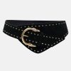 Accessories Camilla Eboutique (Us) | Camilla Eboutique (Us) Asymmetric Belt Solid Black