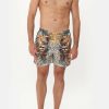 Accessories Camilla Eboutique (Us) | Camilla Eboutique (Us) Elastic Waist Boardshort Natural Instinct