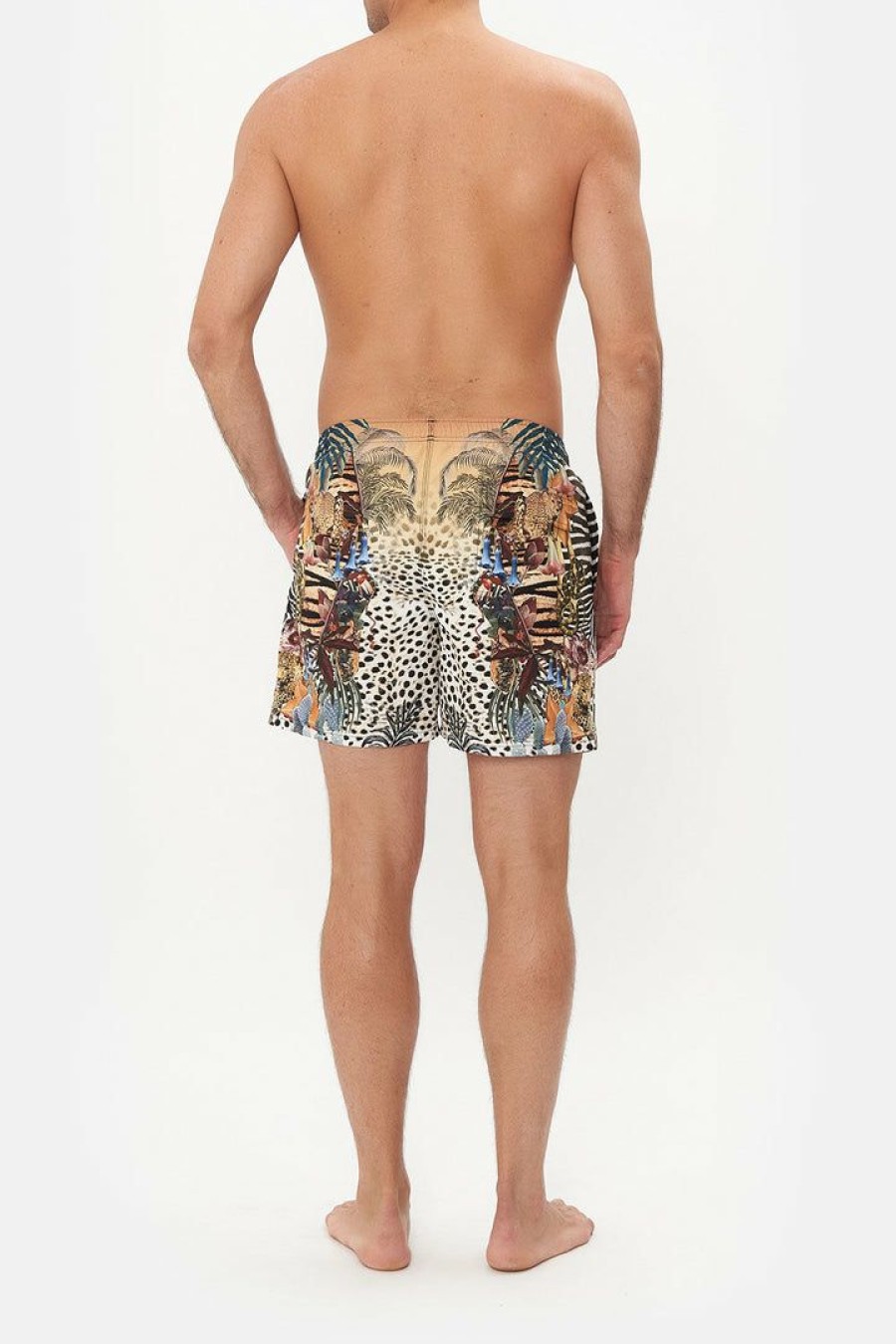 Accessories Camilla Eboutique (Us) | Camilla Eboutique (Us) Elastic Waist Boardshort Natural Instinct