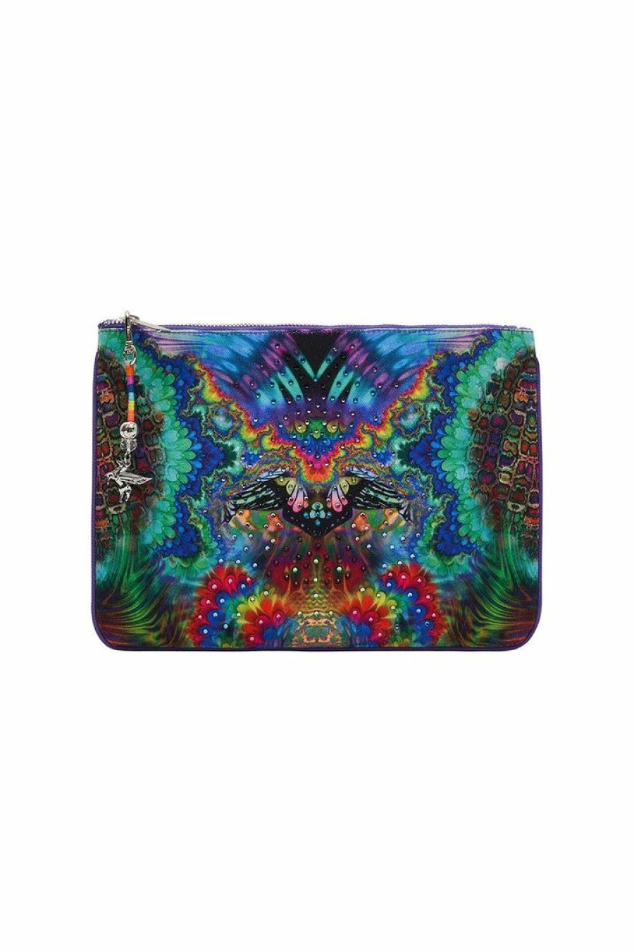 Accessories Camilla Eboutique (Us) | Camilla Eboutique (Us) Small Canvas Clutch Hyped Up Hippie