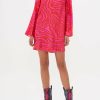 Clothing Camilla Eboutique (Us) | Camilla Eboutique (Us) Long Sleeve Swing Dress Zebra Zone