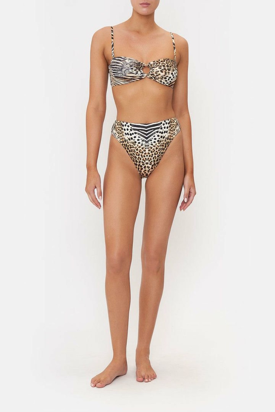 Accessories Camilla Eboutique (Us) | Camilla Eboutique (Us) Bandeau With Ring Front For The Love Of Leo Swimwear