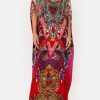 Clothing Camilla Eboutique (Us) | Camilla Eboutique (Us) Round Neck Kaftan Artesania Mania