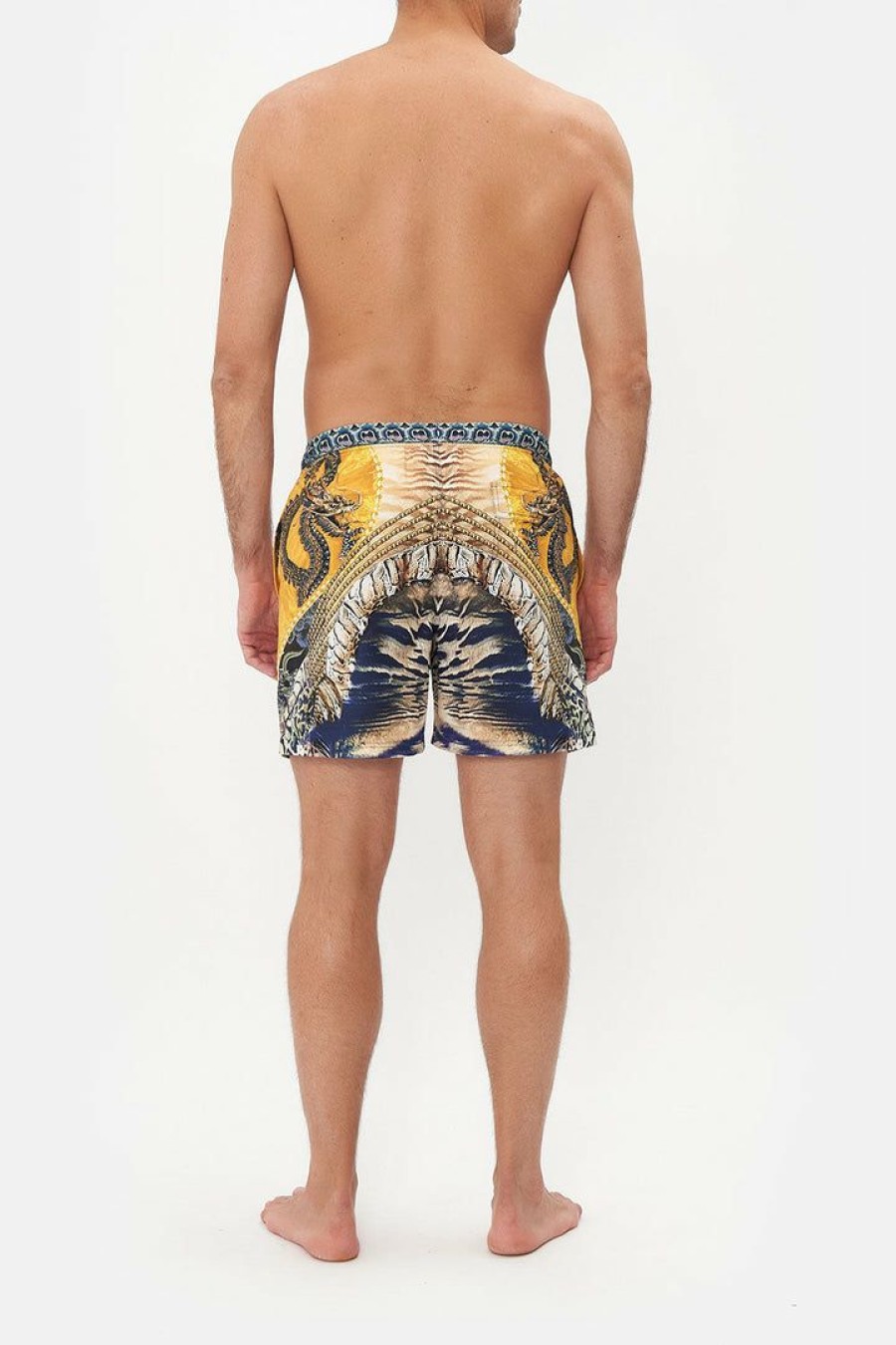 Accessories Camilla Eboutique (Us) | Camilla Eboutique (Us) Elastic Waist Boardshort Dance Of The Dragon