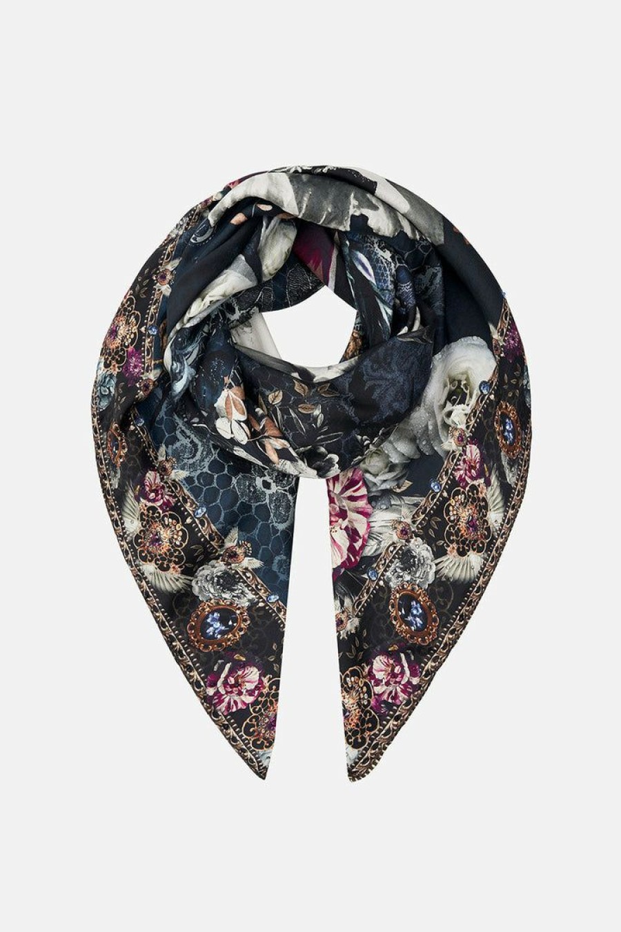 Accessories Camilla Eboutique (Us) | Camilla Eboutique (Us) Large Square Scarf Not A Wallflower