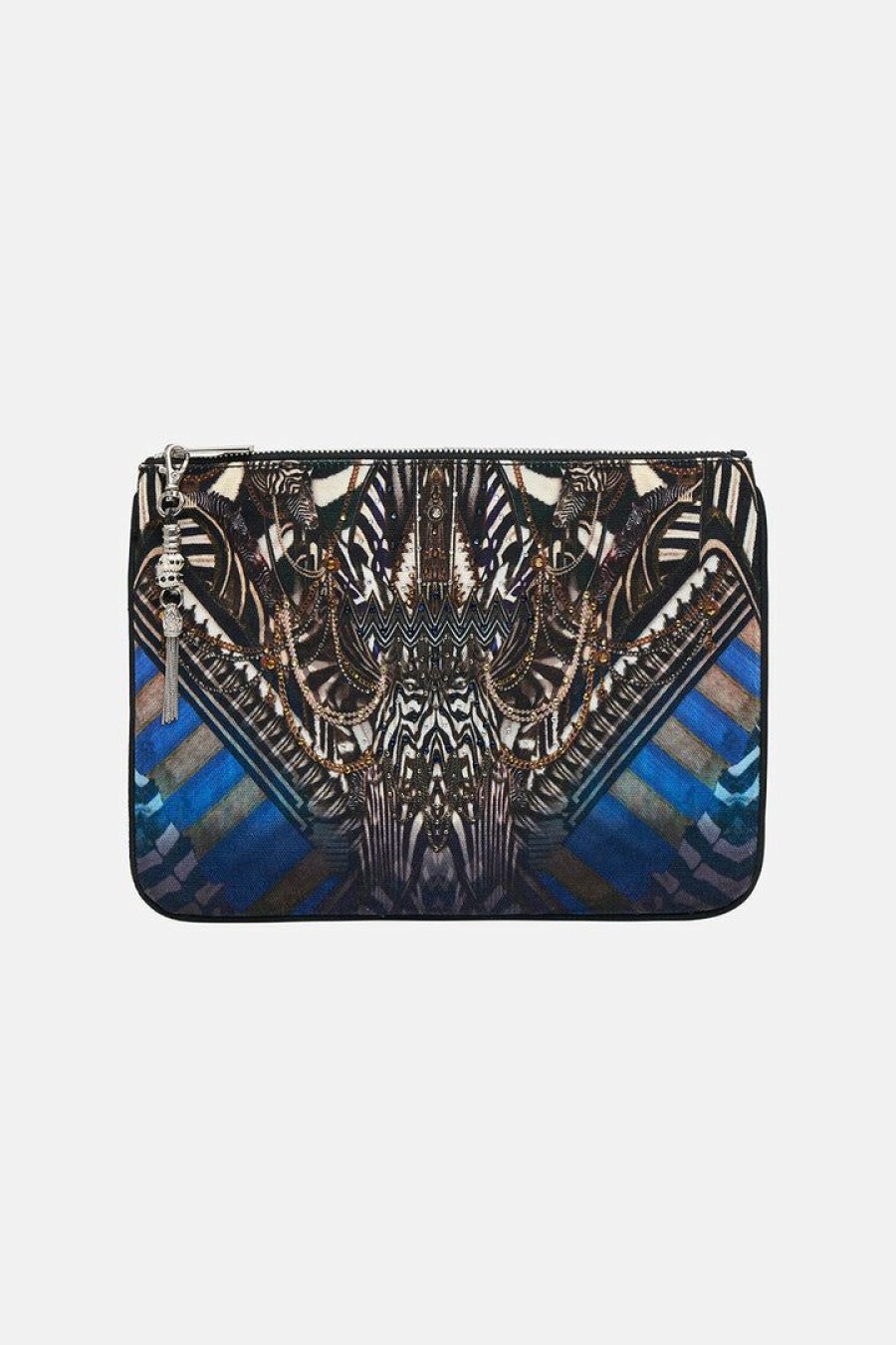 Accessories Camilla Eboutique (Us) | Camilla Eboutique (Us) Small Canvas Clutch Knight Of The Wild