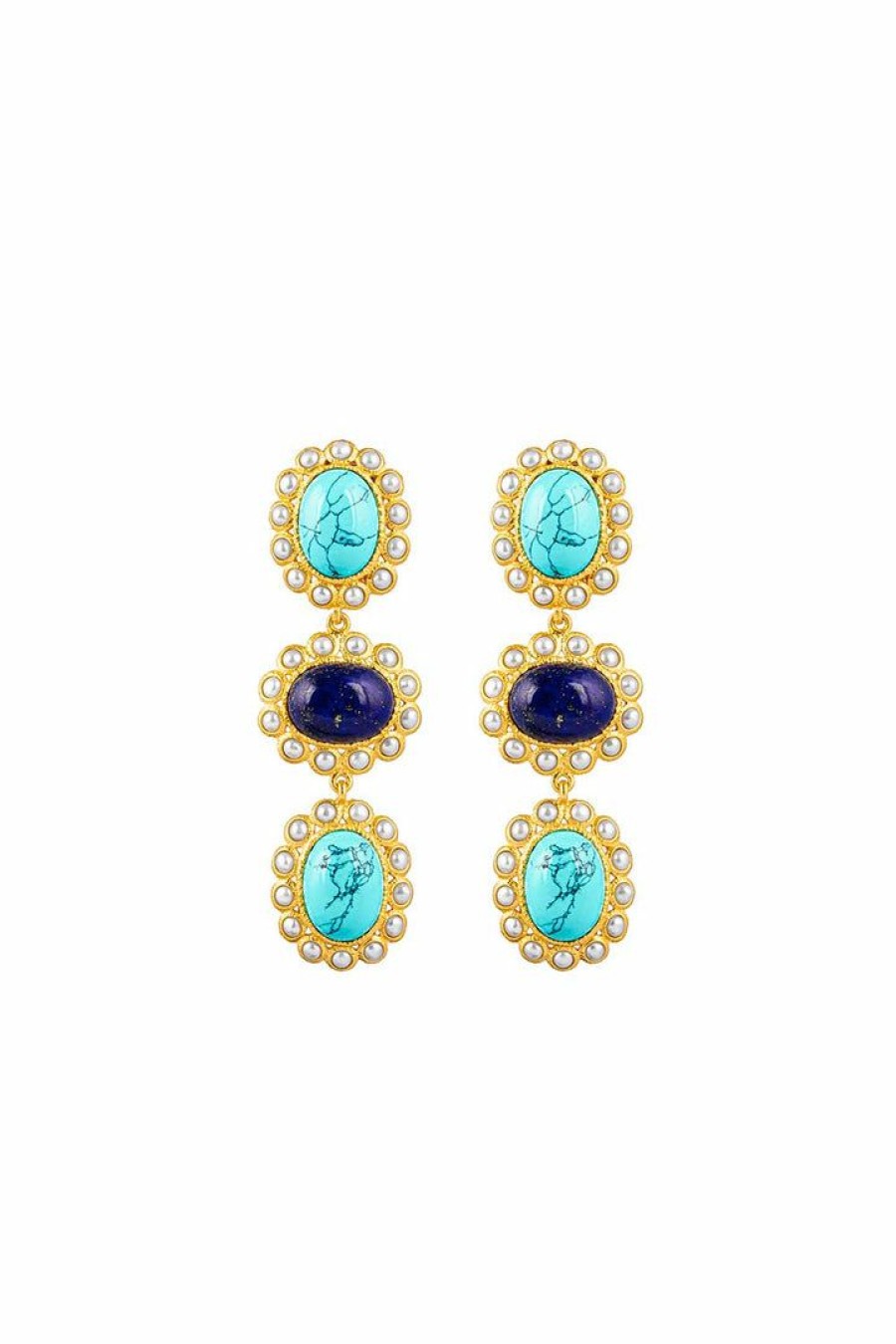 Accessories Camilla Eboutique (Us) | Camilla Eboutique (Us) Oceana Earrings Multi