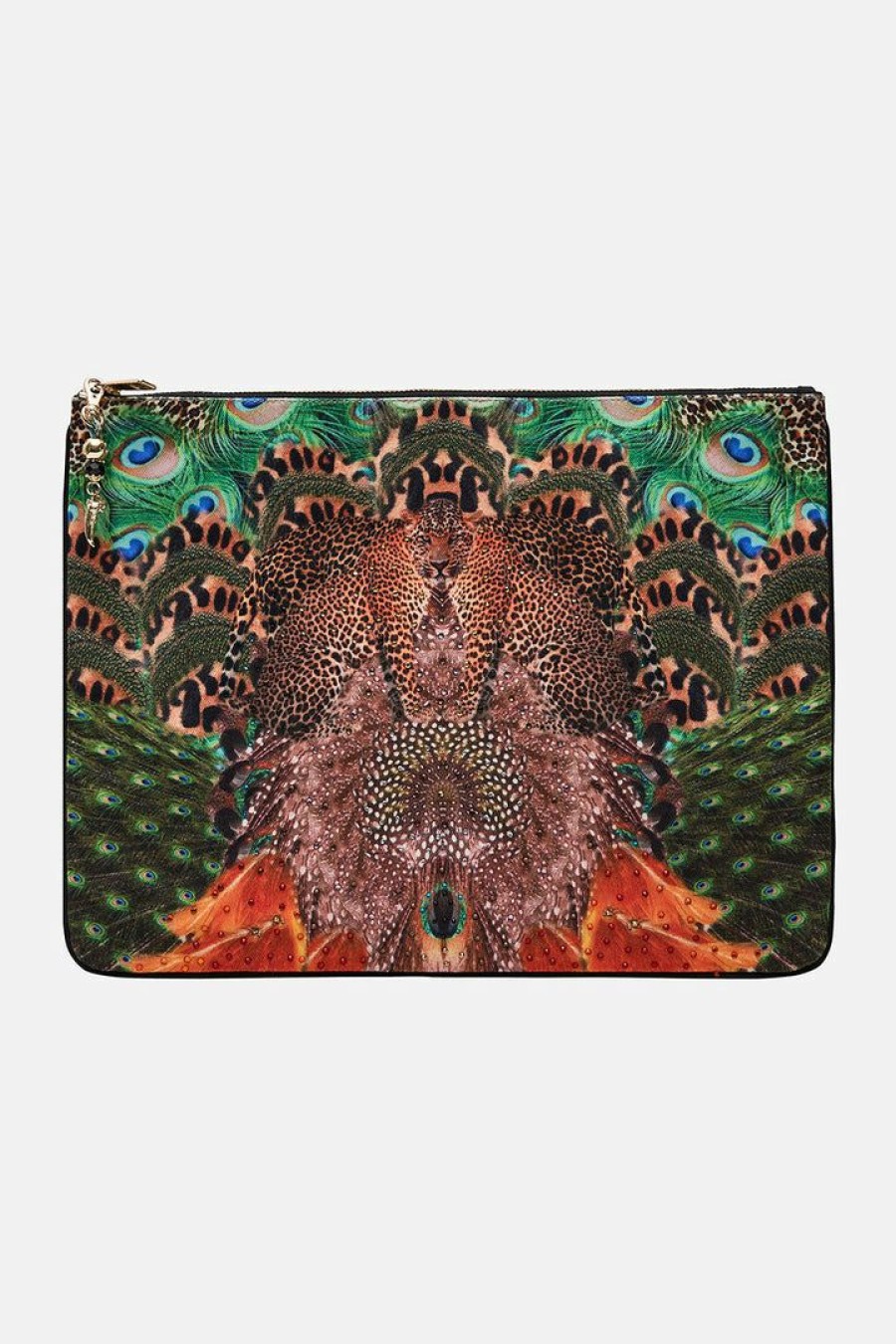 Accessories Camilla Eboutique (Us) | Camilla Eboutique (Us) Sale Accessories Large Canvas Clutch Surrealist Xanadu