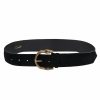 Accessories Camilla Eboutique (Us) | Camilla Eboutique (Us) Accessories Long Suede Buckle Belt Solid Black