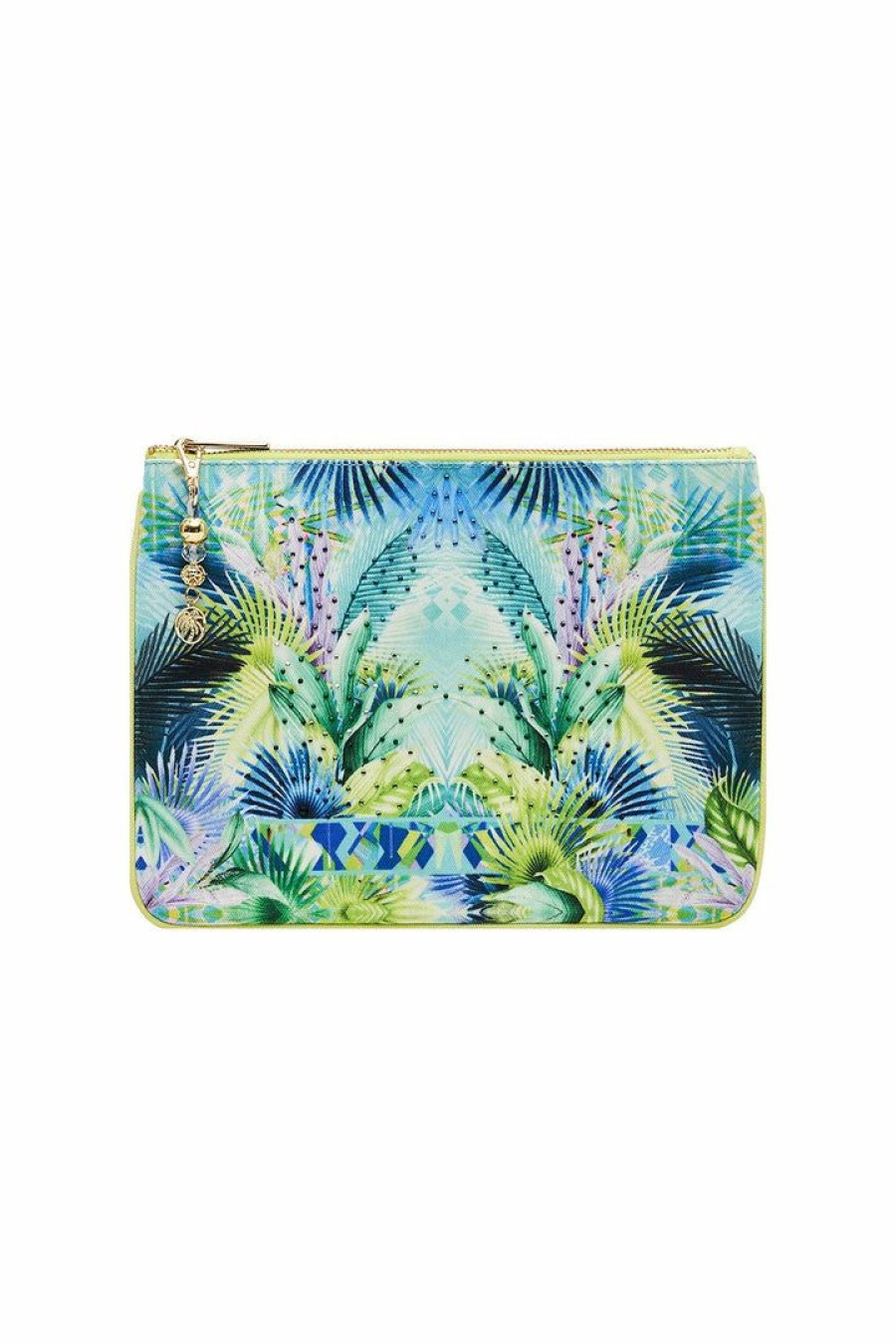 Accessories Camilla Eboutique (Us) | Camilla Eboutique (Us) Small Canvas Clutch Whats Your Vice