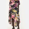 Clothing Camilla Eboutique (Us) | Camilla Eboutique (Us) Midi Wrap Dress With Raglan Sleeve Libertine Lady Clothing