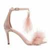 Accessories Camilla Eboutique (Us) | Camilla Eboutique (Us) Feathered Heel Solid Pink