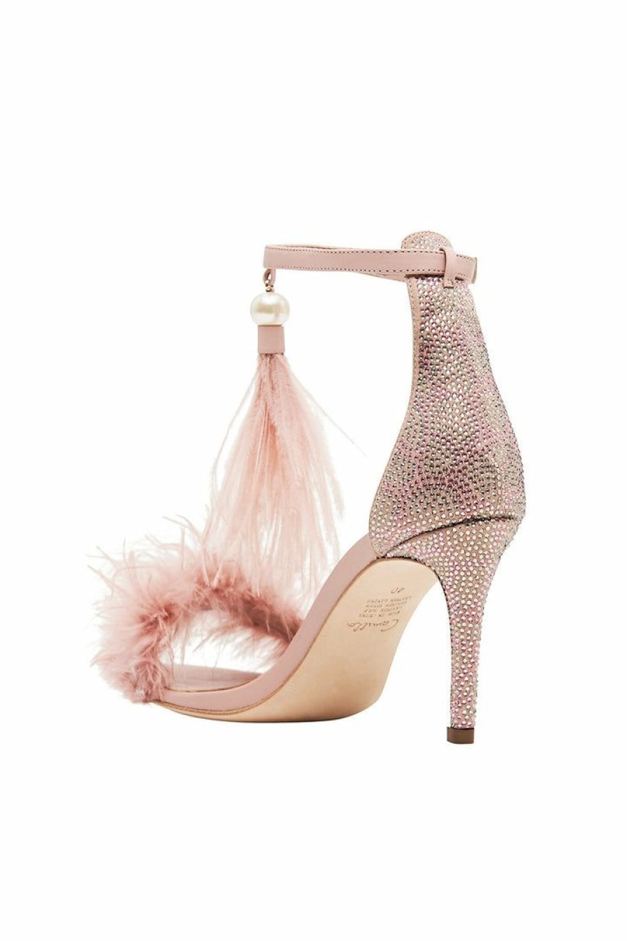 Accessories Camilla Eboutique (Us) | Camilla Eboutique (Us) Feathered Heel Solid Pink