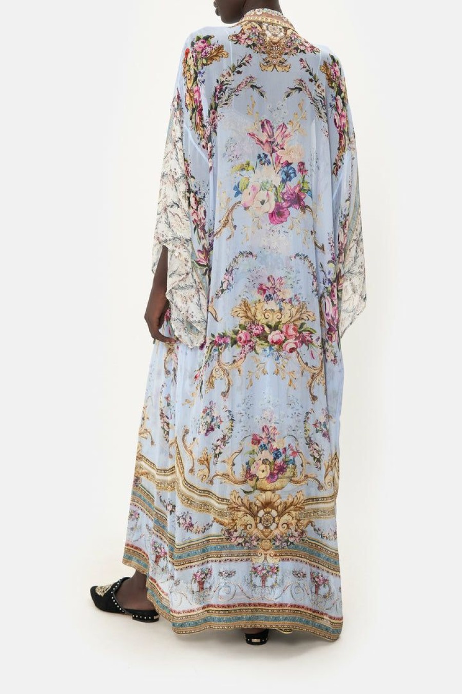 Clothing Camilla Eboutique (Us) | Camilla Eboutique (Us) Kimono Coat Floraful Clothing