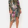 Clothing Camilla Eboutique (Us) | Camilla Eboutique (Us) V-Neck Dress With Draped Back Passport To Paradise