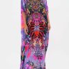 Clothing Camilla Eboutique (Us) | Camilla Eboutique (Us) New Arrivals Round Neck Kaftan Indira