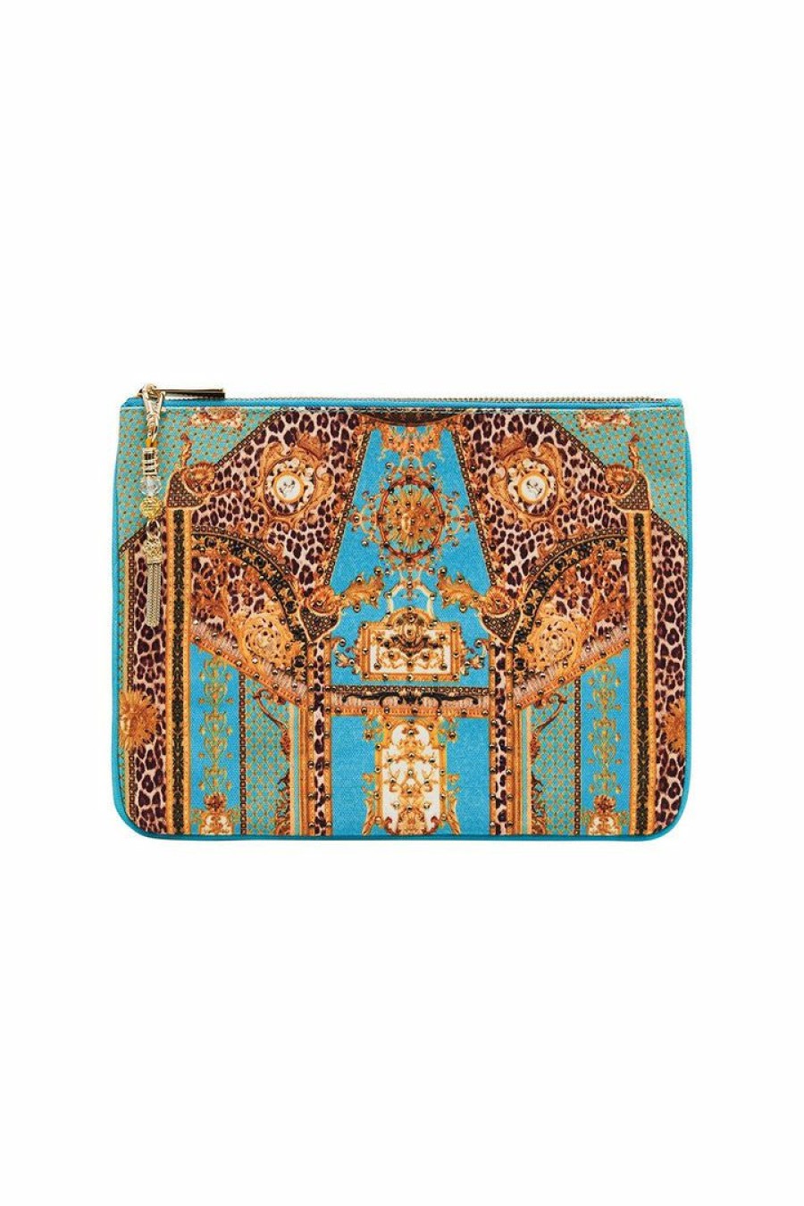 Accessories Camilla Eboutique (Us) | Camilla Eboutique (Us) Small Canvas Clutch Dripping In Decadence