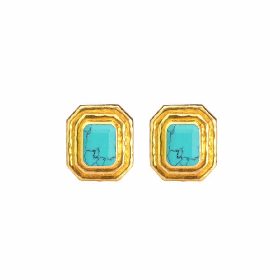 Accessories Camilla Eboutique (Us) | Camilla Eboutique (Us) Penny Turquoise Earrings Multi