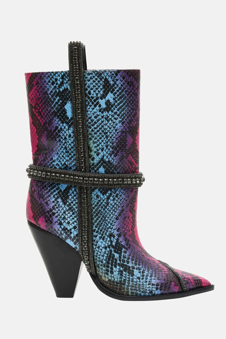 Accessories Camilla Eboutique (Us) | Camilla Eboutique (Us) Calf Length Heeled Boot Multi