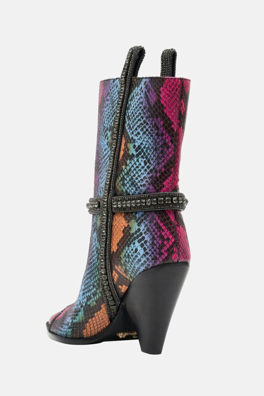 Accessories Camilla Eboutique (Us) | Camilla Eboutique (Us) Calf Length Heeled Boot Multi