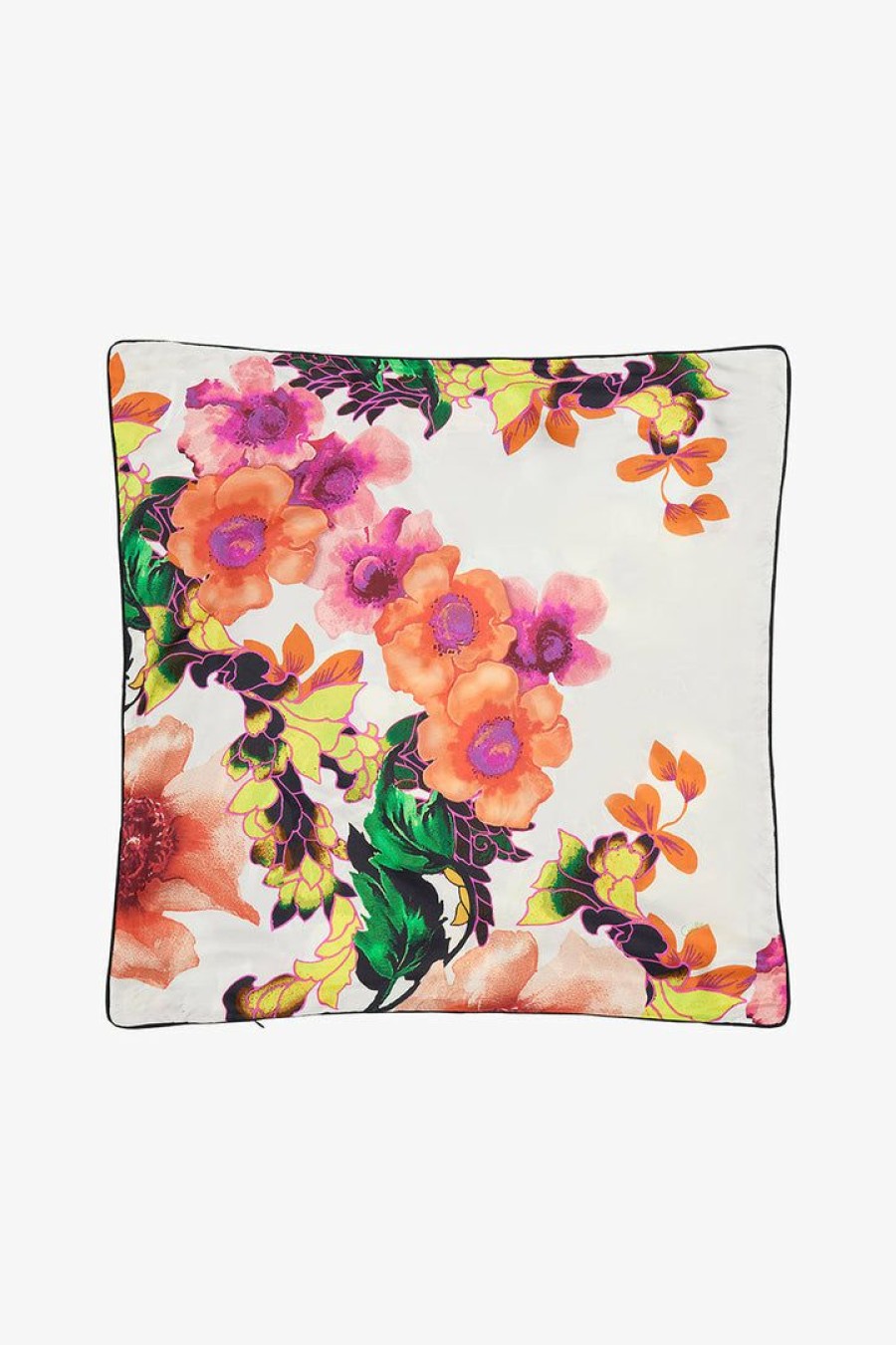 Accessories Camilla Eboutique (Us) | Camilla Eboutique (Us) Large Square Cushion Poppy Divine