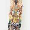 Clothing Camilla Eboutique (Us) | Camilla Eboutique (Us) Off Shoulder Kaftan Take Flight