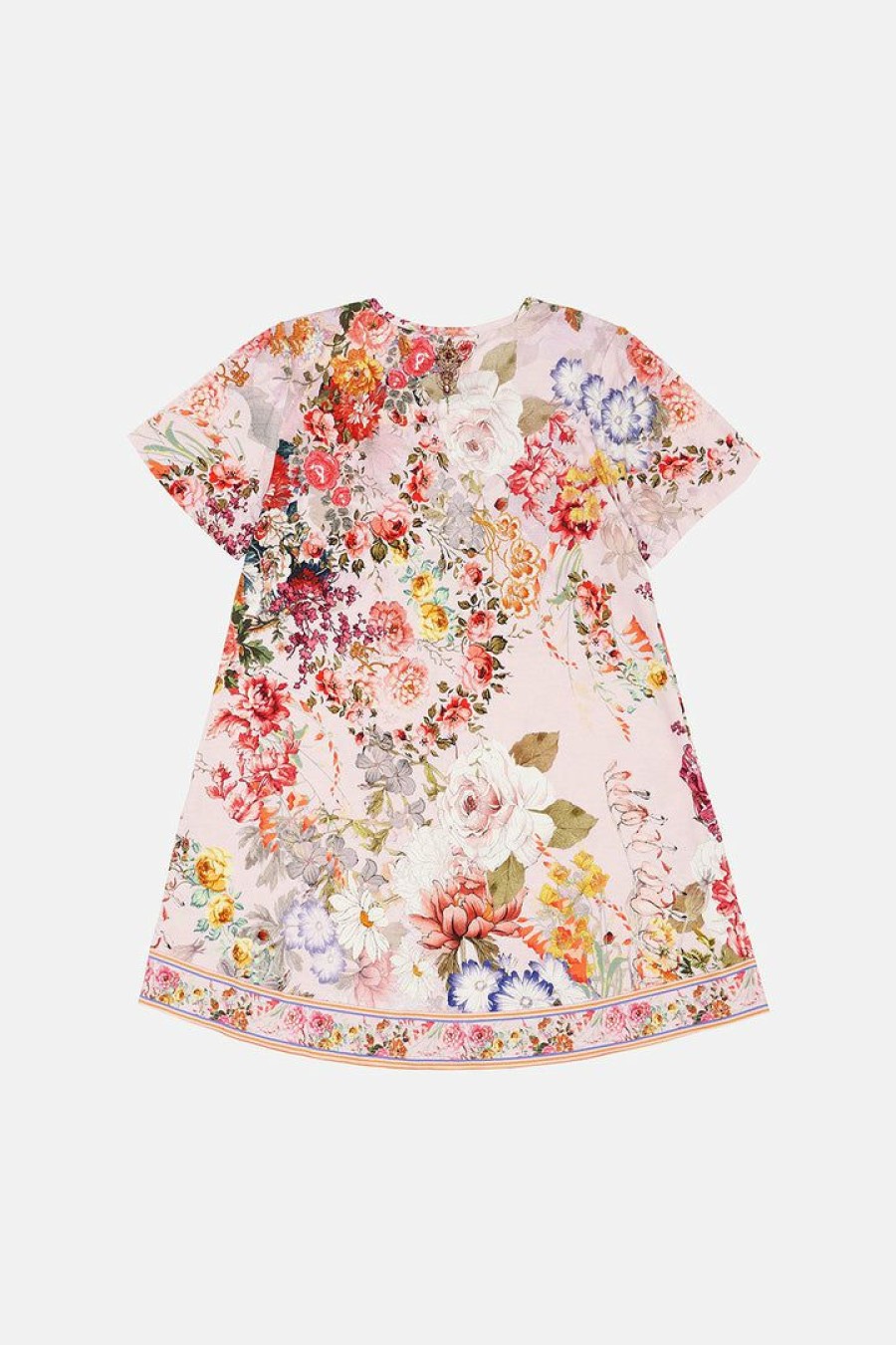 Accessories Camilla Eboutique (Us) | Camilla Eboutique (Us) Gift Ideas Kids Tshirt Dress With Flare Hem 12-14 Flower Child