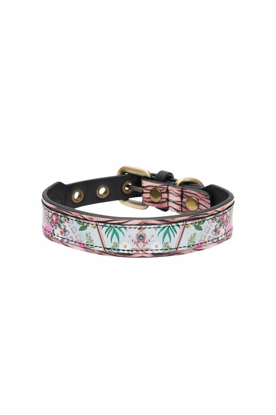 Accessories Camilla Eboutique (Us) | Camilla Eboutique (Us) Printed Dog Collar If These Walls Could Talk