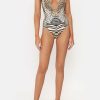 Accessories Camilla Eboutique (Us) | Camilla Eboutique (Us) Swimwear Ring Detail Plunge V One Piece For The Love Of Leo