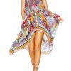 Swimwear Camilla Eboutique (Us) | Camilla Eboutique (Us) Split Shoulder Short Kaftan Sunday Best