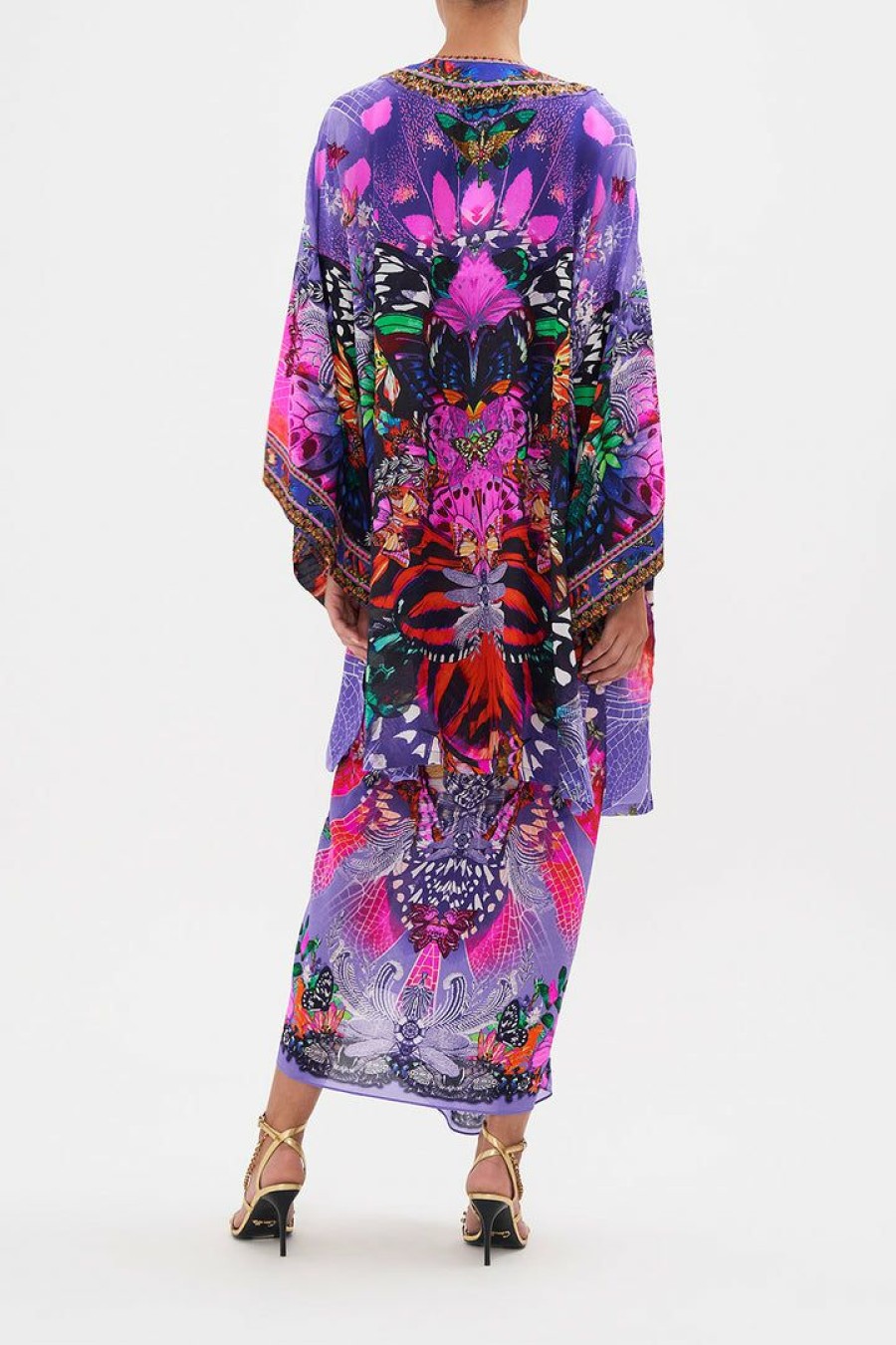 Clothing Camilla Eboutique (Us) | Camilla Eboutique (Us) Kimono With Tie Belt Indira