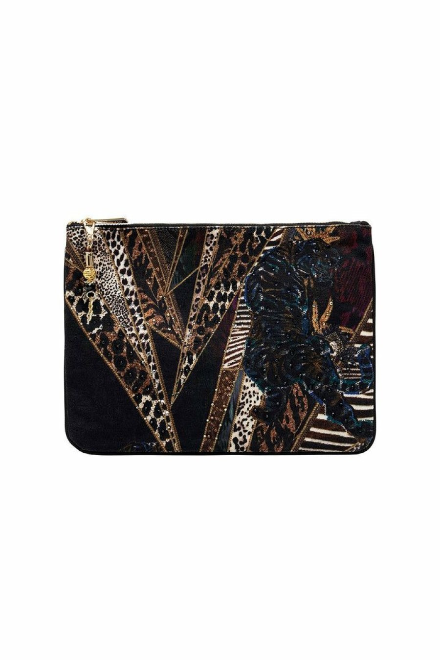 Accessories Camilla Eboutique (Us) | Camilla Eboutique (Us) Sale Accessories Small Canvas Clutch Lady Stardust