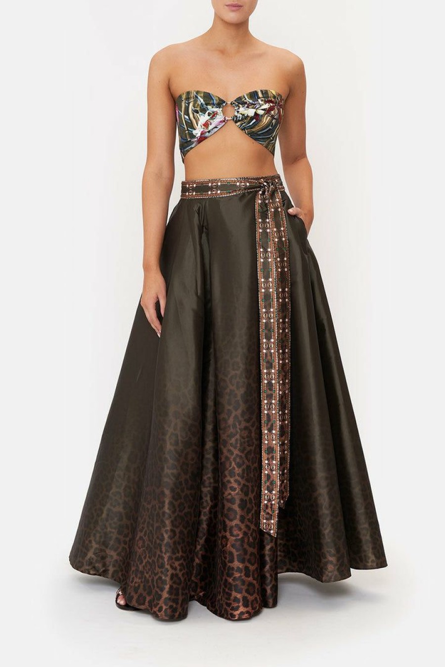 Clothing Camilla Eboutique (Us) | Camilla Eboutique (Us) Maxi Wrap Skirt Passport To Paradise Clothing