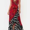 Clothing Camilla Eboutique (Us) | Camilla Eboutique (Us) Clothing Draped Front Wrap Dress View From The Veil