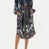 Clothing Camilla Eboutique (Us) | Camilla Eboutique (Us) Clothing Blouson Sleeve Midi Dress Not A Wallflower