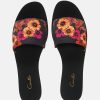 Accessories Camilla Eboutique (Us) | Camilla Eboutique (Us) Accessories Printed Slide Midnight Poppy