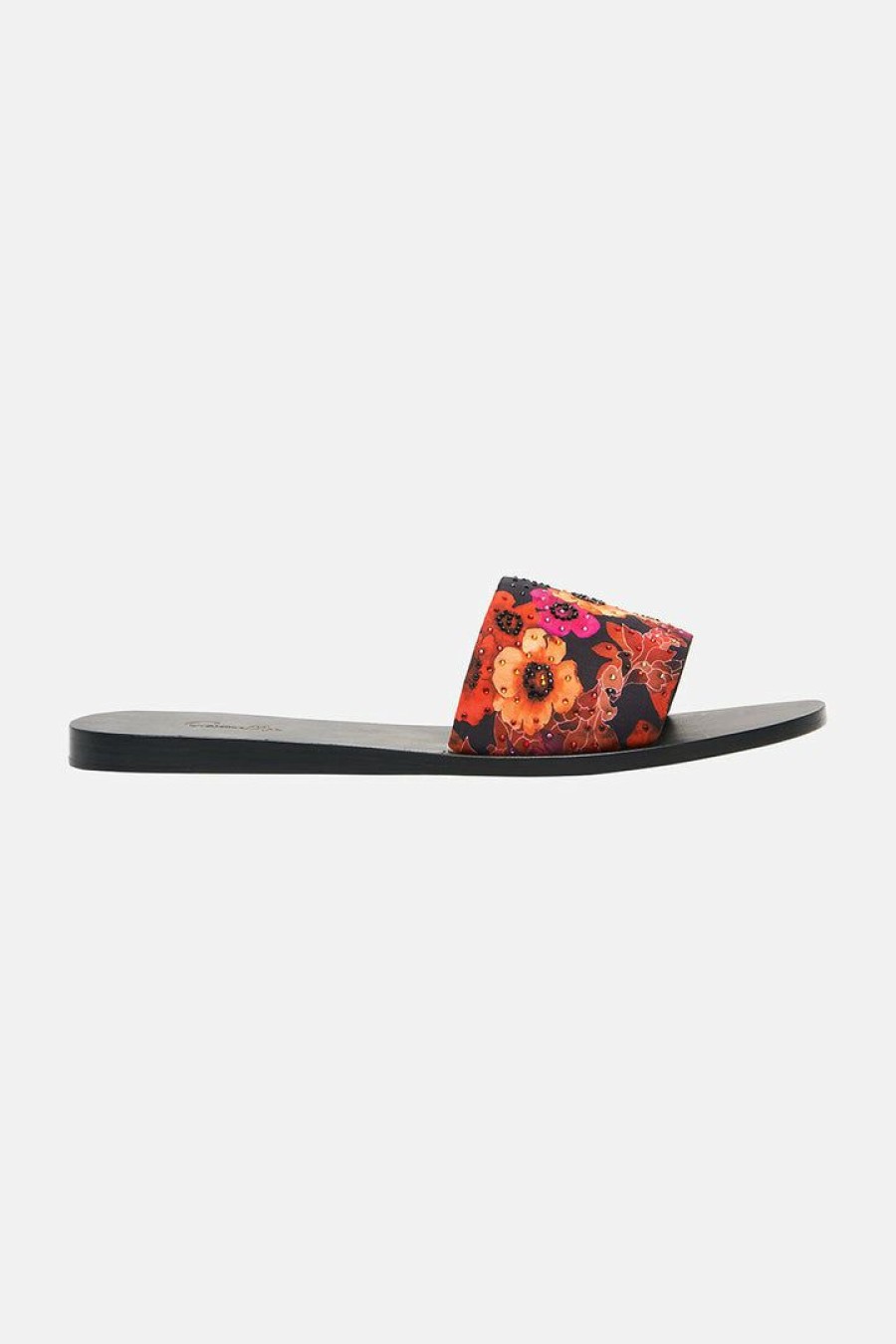 Accessories Camilla Eboutique (Us) | Camilla Eboutique (Us) Accessories Printed Slide Midnight Poppy