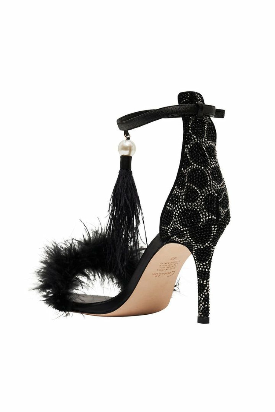 Accessories Camilla Eboutique (Us) | Camilla Eboutique (Us) Accessories Feathered Heel Solid Black