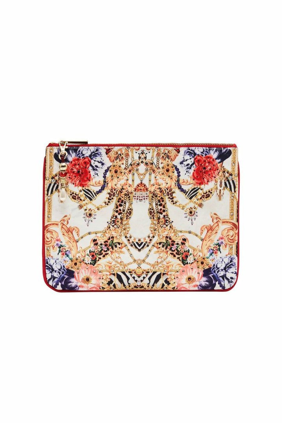 Accessories Camilla Eboutique (Us) | Camilla Eboutique (Us) Sale Accessories Small Canvas Clutch Reign Supreme