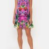 Clothing Camilla Eboutique (Us) | Camilla Eboutique (Us) Back Neck Tie Short Dress Exotica Erotica