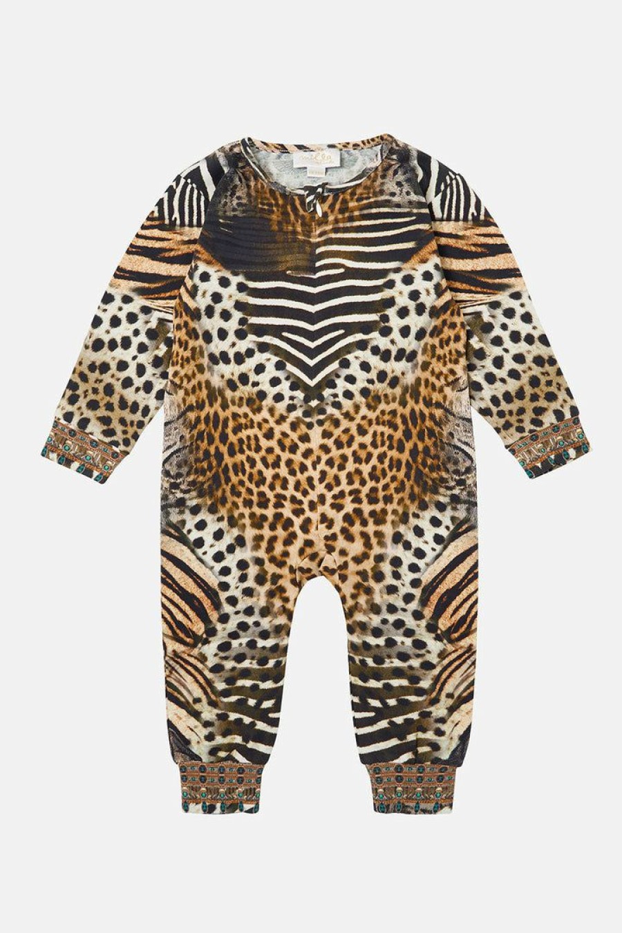 Accessories Camilla Eboutique (Us) | Camilla Eboutique (Us) Babies Full Length Onesie For The Love Of Leo