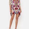 Clothing Camilla Eboutique (Us) | Camilla Eboutique (Us) Clothing Short Lace Up Kaftan Reign Of Roses