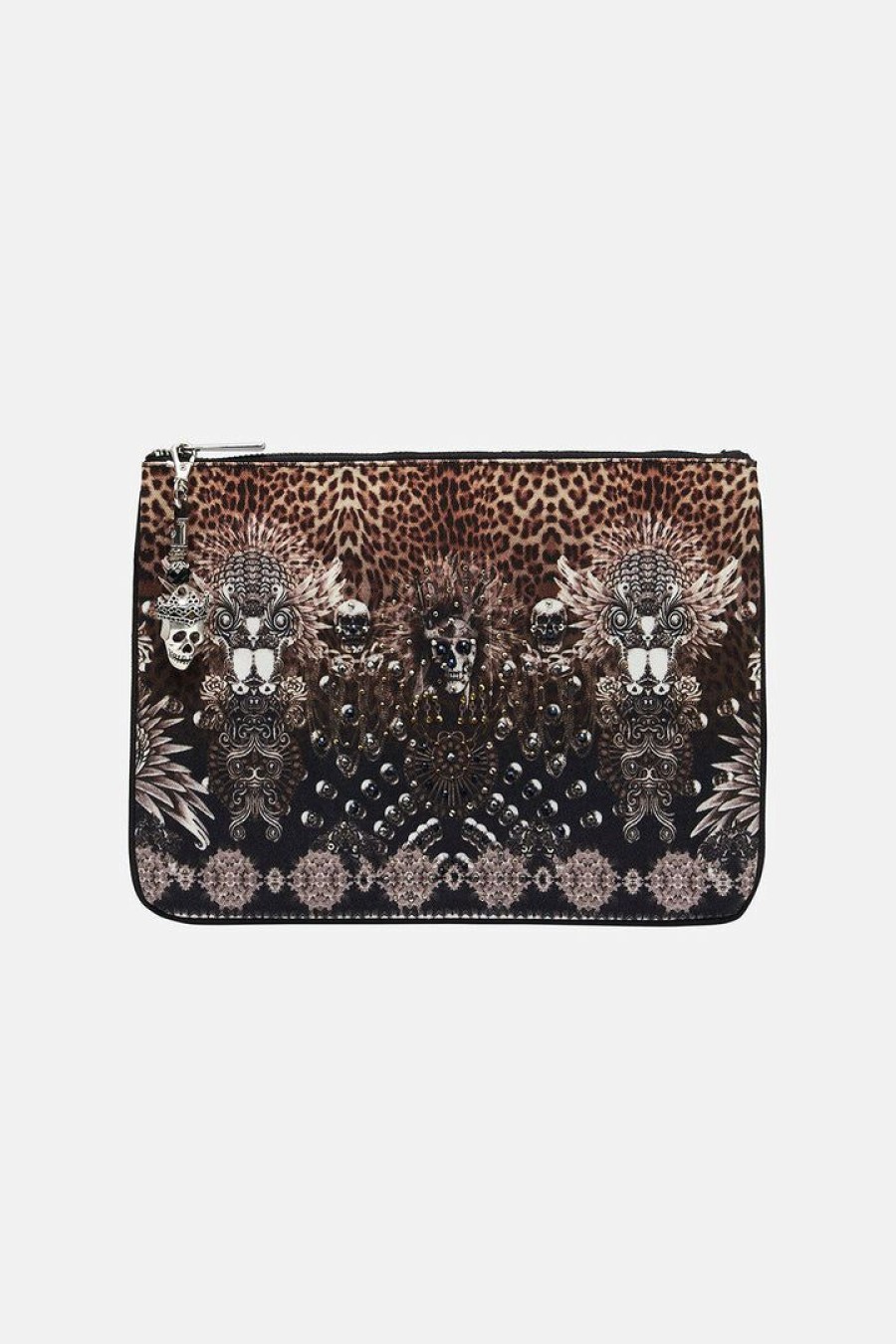 Accessories Camilla Eboutique (Us) | Camilla Eboutique (Us) Small Canvas Clutch Order Of Disorder