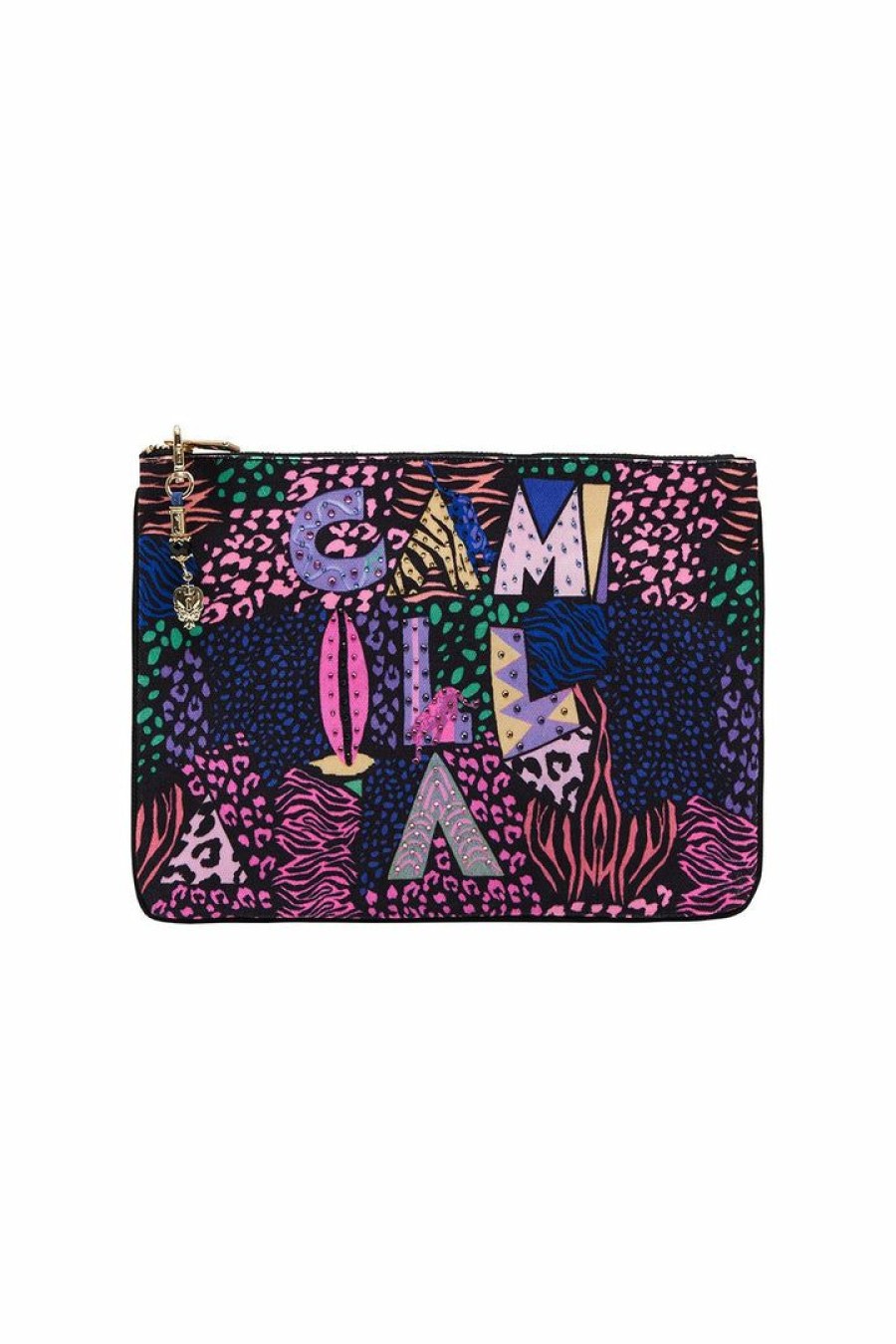 Accessories Camilla Eboutique (Us) | Camilla Eboutique (Us) Sale Accessories Small Canvas Clutch Fair Ladys Dinkum