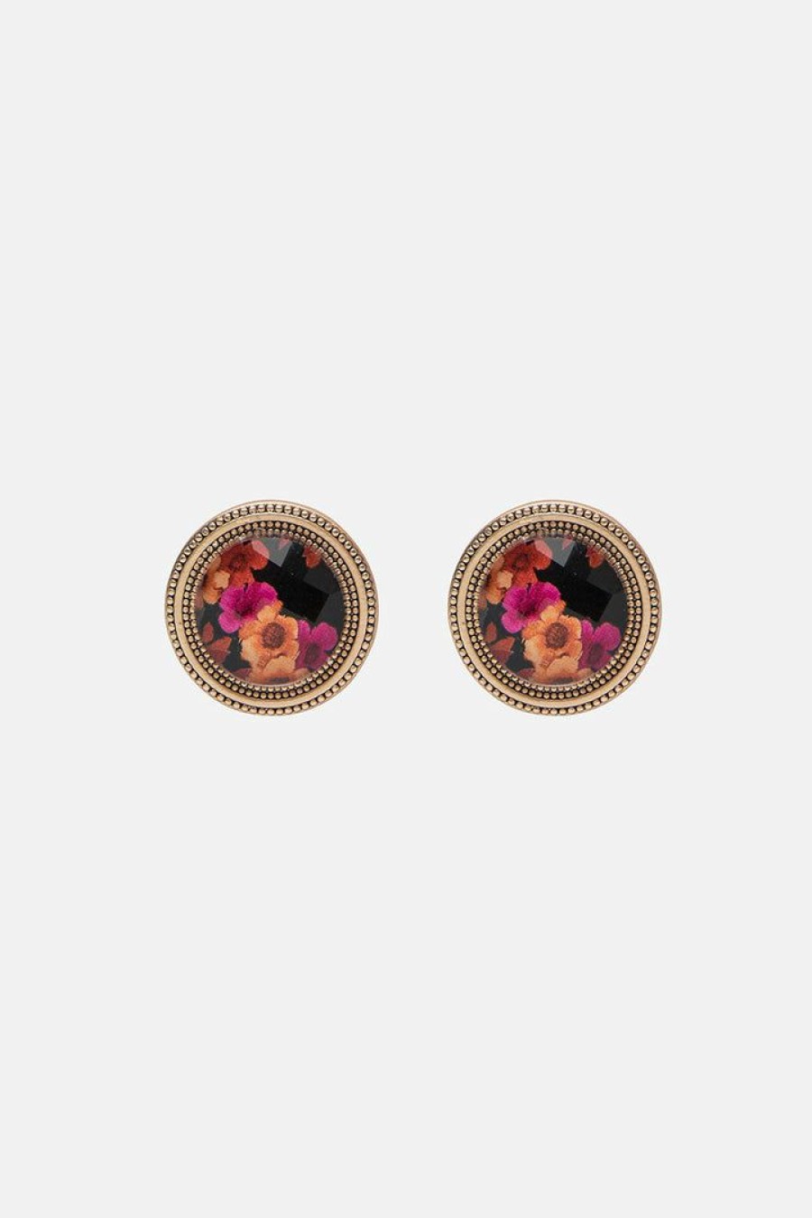 Accessories Camilla Eboutique (Us) | Camilla Eboutique (Us) Gold Clothing Magnets Midnight Poppy