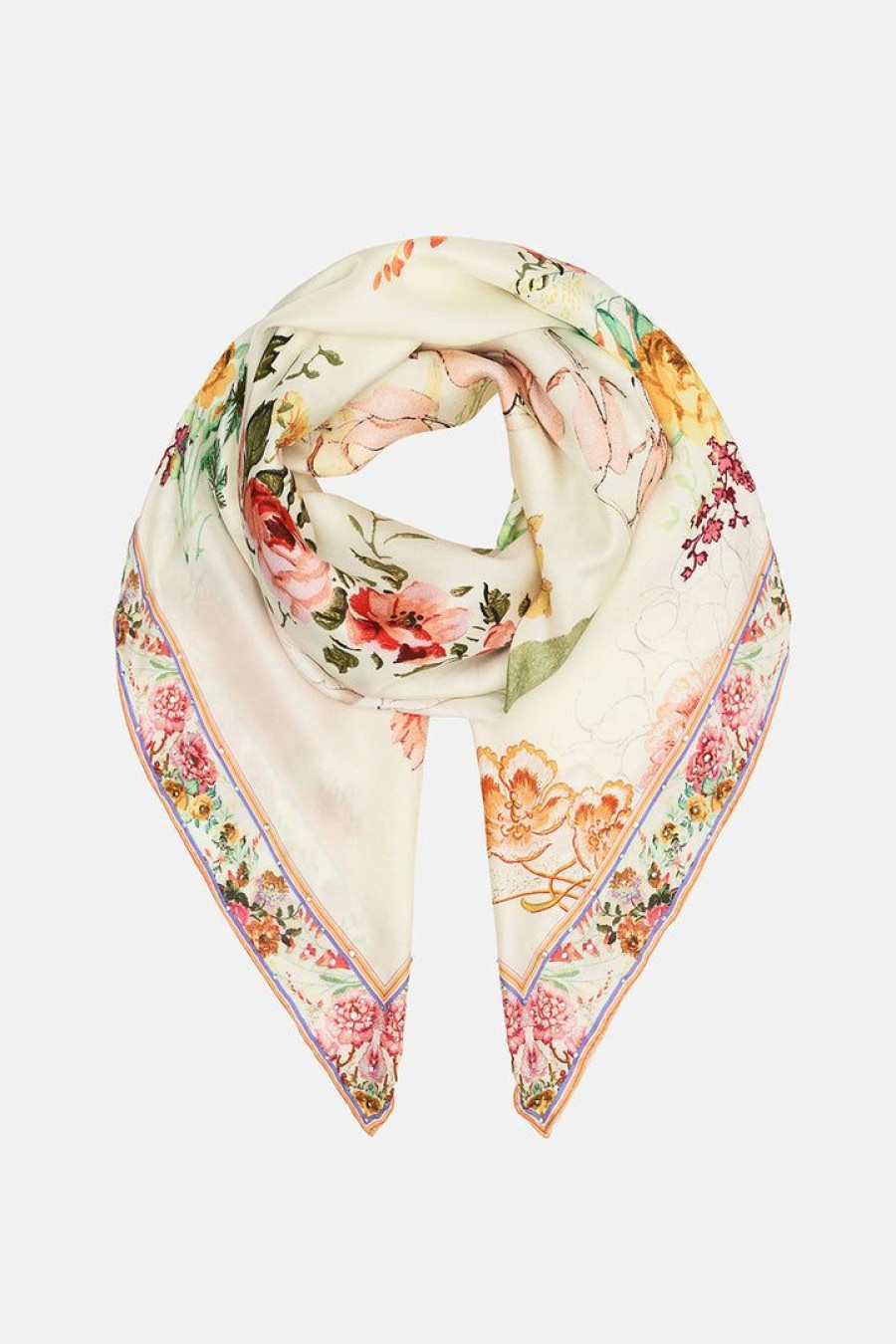 Accessories Camilla Eboutique (Us) | Camilla Eboutique (Us) Large Square Scarf Romantic Rites Accessories