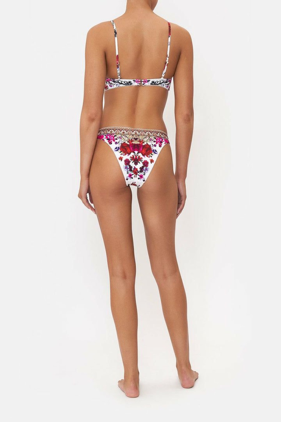 Accessories Camilla Eboutique (Us) | Camilla Eboutique (Us) Swimwear High Leg Pant Reign Of Roses